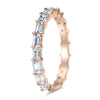 Jennifer | Baguette Diamond Wedding Band - Diamond Daughters