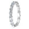 Jennifer | Baguette Diamond Wedding Band - Diamond Daughters