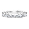 Jennifer | Baguette Diamond Wedding Band - Diamond Daughters