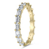 Jennifer | Baguette Diamond Wedding Band - Diamond Daughters