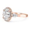 Jordyn | Oval Moissanite Engagement Ring - Diamond Daughters