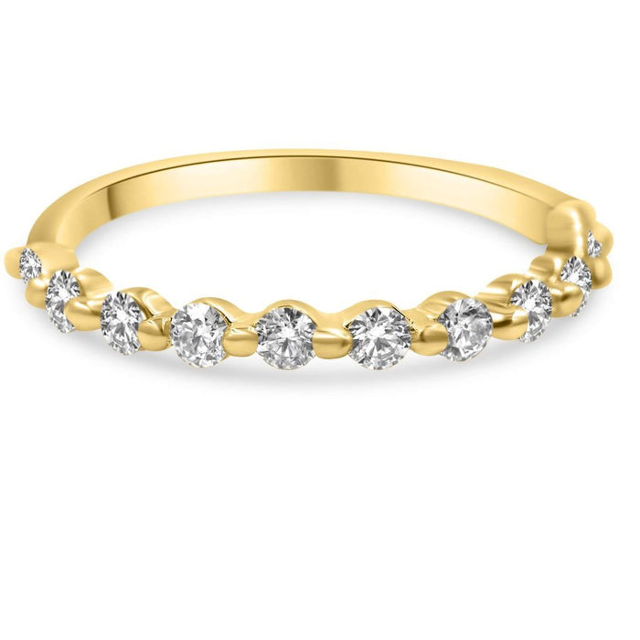 Julie | Moissanite Wedding Band - Diamond Daughters