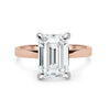 Karla | Emerald Moissanite Engagement Ring - Diamond Daughters