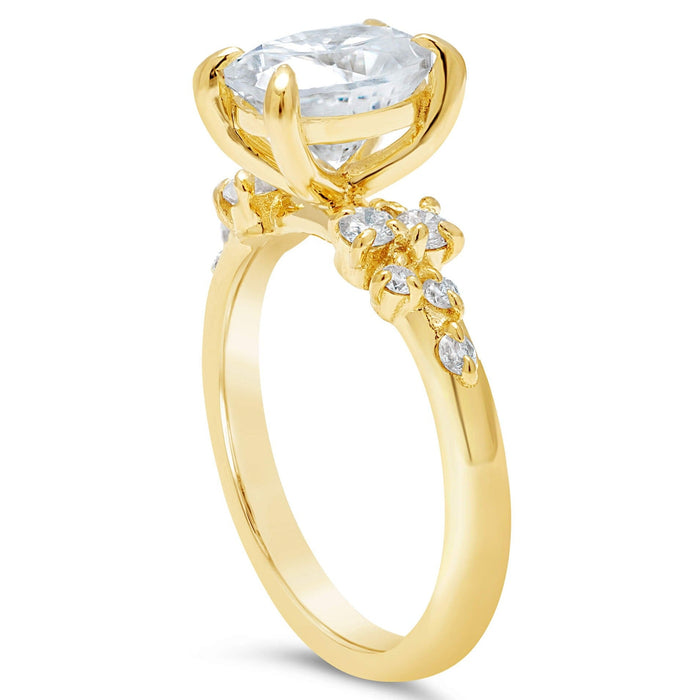 Kate | Oval Moissanite Engagement Ring - Diamond Daughters