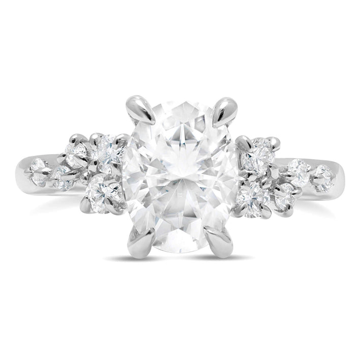 Kate | Oval Moissanite Engagement Ring - Diamond Daughters