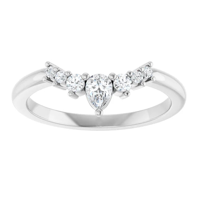 LUCY |  Diamond Wedding Band