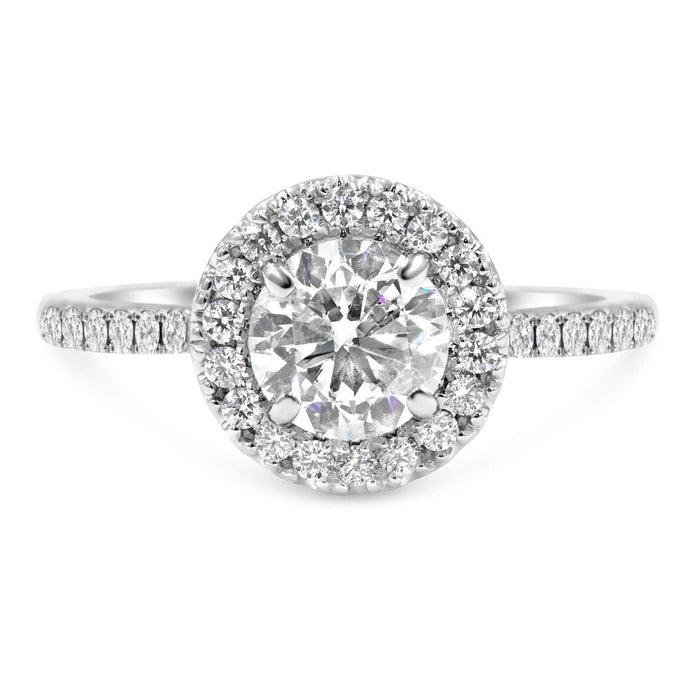 MARINE | Round Halo Engagement Ring - Diamond Daughters