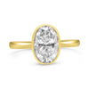 Melissa Oval | Moissanite Solitaire Engagement Ring - Diamond Daughters