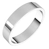 Men's Flat Wedding Band | 4MM - Diamond Daughters