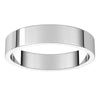 Men's Flat Wedding Band | 4MM - Diamond Daughters