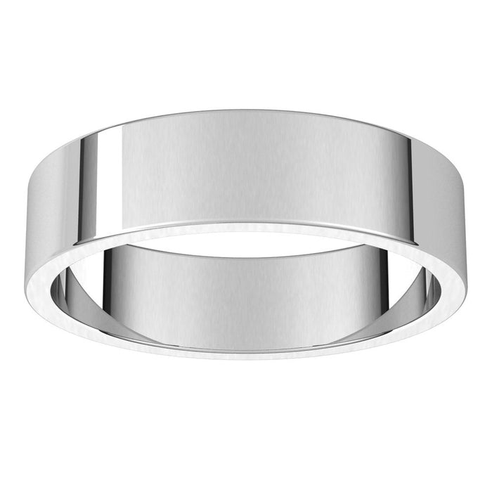 Men's flat Wedding Band | 5MM - Diamond Daughters