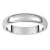 Men's Half Round Wedding Band | 4MM - Diamond Daughters