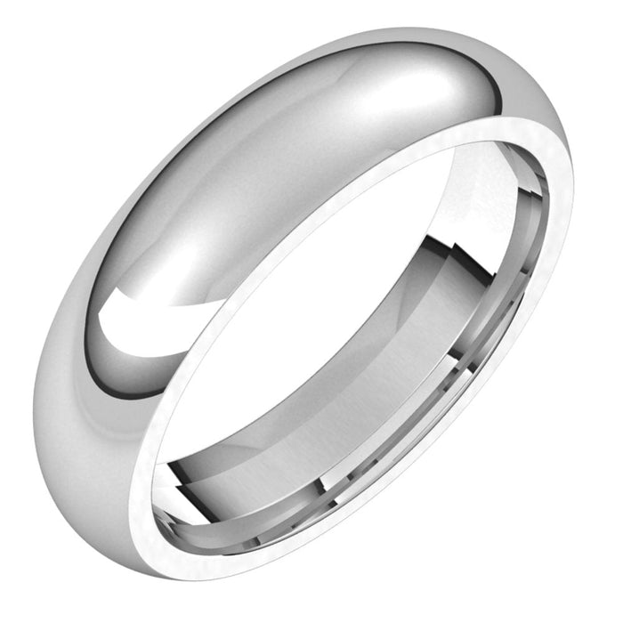 Men's Half Round Wedding Band | 5MM - Diamond Daughters