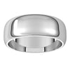 Men's Half Round Wedding Band | 7MM - Diamond Daughters