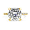 Neva | Cushion Moissanite Engagement Ring - Diamond Daughters