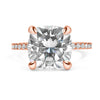 Neva | Cushion Moissanite Engagement Ring - Diamond Daughters