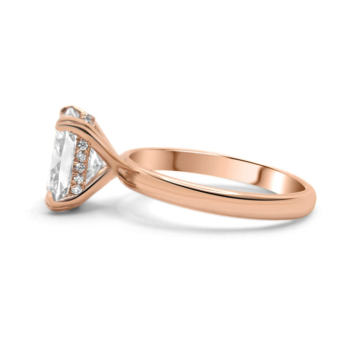 Riley | Elongated Cushion Moissanite Engagement Ring - Diamond Daughters