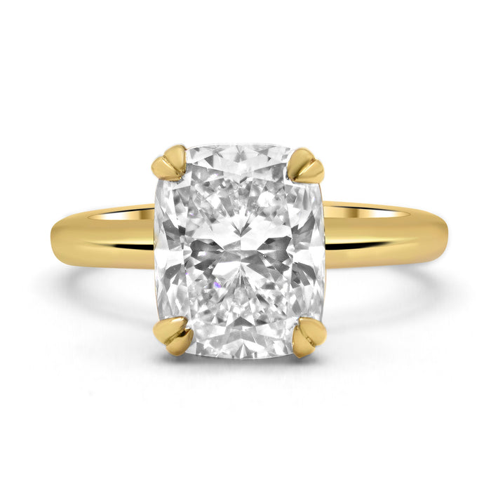 Riley | Elongated Cushion Moissanite Engagement Ring - Diamond Daughters