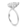 Rose | Marquise Moissanite 14k White Gold Engagement Ring - Diamond Daughters, Top Size View