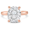 Rose Oval Engagement Ring Setting - Diamond Daughters