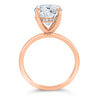 Rose | Oval Moissanite Engagement Ring - Diamond Daughters