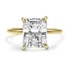 Rose Radiant Engagement Ring Setting - Diamond Daughters