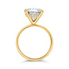 Rose Round Engagement Ring Setting - Diamond Daughters