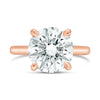 Rose Round Engagement Ring Setting - Diamond Daughters