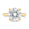 Rose Round Engagement Ring Setting - Diamond Daughters