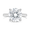 Rose | Round Moissanite Engagement Ring - Diamond Daughters