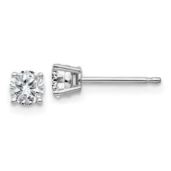 Round Cut Moissanite Studs - Diamond Daughters