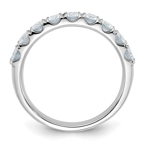 Round Moissanite Wedding Band - Diamond Daughters