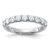 Round Moissanite Wedding Band - Diamond Daughters