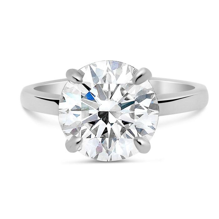 Sol | Round Moissanite Engagement Ring - Diamond Daughters