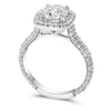 TARA | Round Cushion Halo Engagement Ring - Diamond Daughters